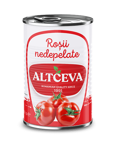 TOMATE NEDEPELATE ÎN SUC DE ROŞII